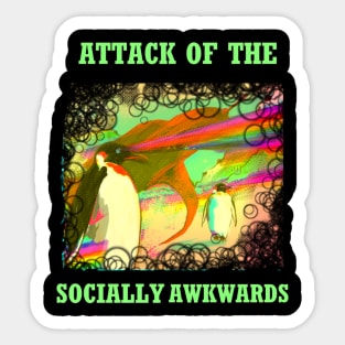 Socially awkward fights back! Sticker